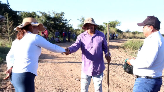 COMISIÓN INSPECCIONA MEJORAS EN CAMINO DE LA COMUNIDAD 16 DE MARZO