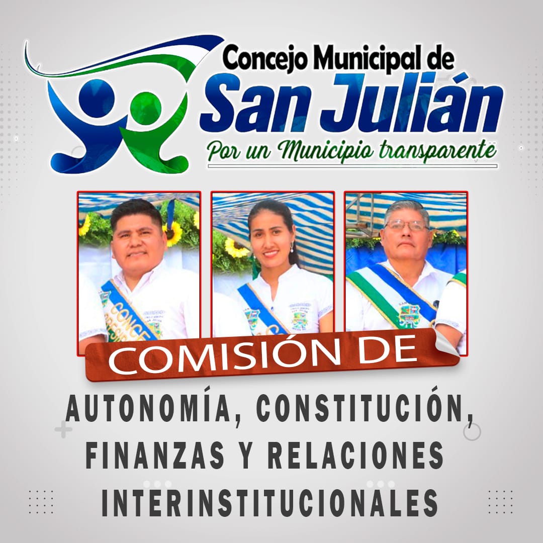 comision autonomia constitucion finazas relaciones interinstitucionales