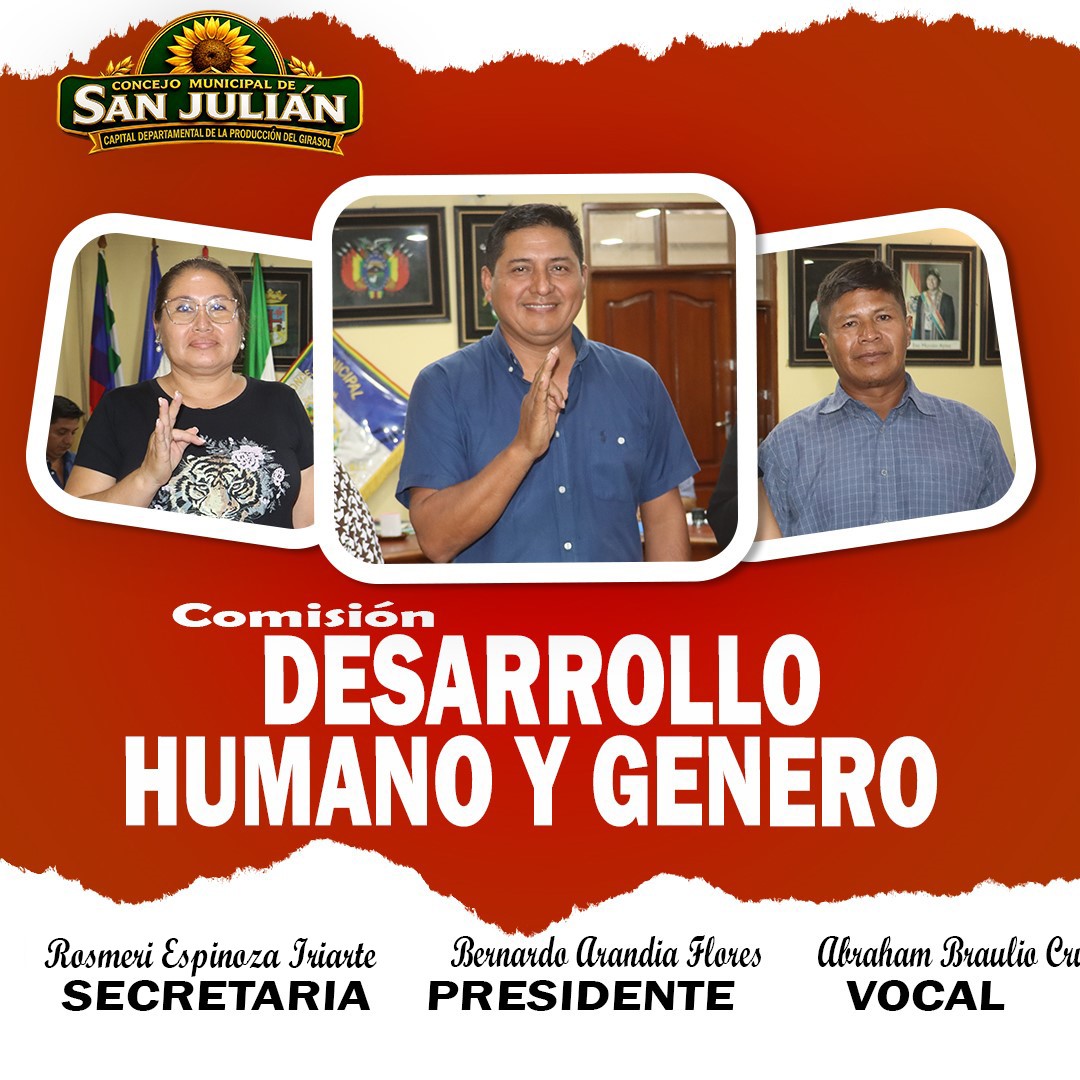 Comision Desarrollo Humano y Genero