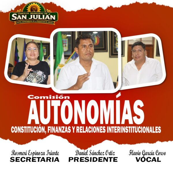 Comision de autonomias presi 2026 2031