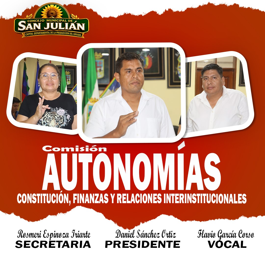 Comision de autonomias presi 2026 2031
