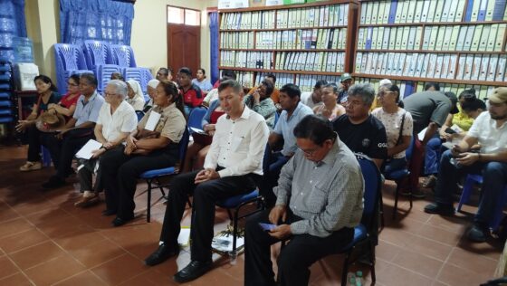 CONCEJO MUNICIPAL EN PLENO ATIENDE A REPRESENTANTES DE LA PARROQUIA DE SAN JULIÁN EN AUDIENCIA PÚBLICA